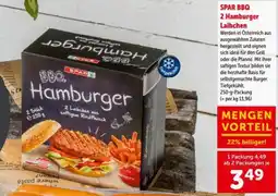 Interspar Spar bbq 2 hamburger laibchen Angebot