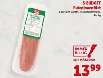 Interspar S-BUDGET Puteninnenfilet Angebot