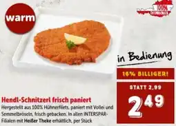 Interspar Hendl-Schnitzerl frisch paniert Angebot