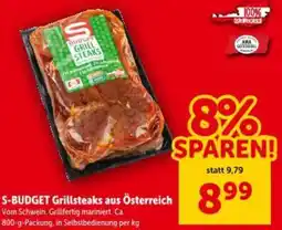 Interspar S-BUDGET Grillsteaks aus Österreich Angebot