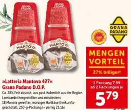 Interspar Latteria Mantova 427 Grana Padano D.O.P. Angebot