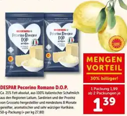 Interspar DESPAR Pecorino Romano D.O.P. Angebot