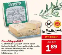 Interspar Ciresa Taleggio D.O.P. Angebot