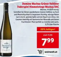 Interspar Domäne Wachau Grüner Veltliner Federspiel Himmelstiege Wachau DAC Angebot