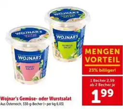 Interspar Wojnar's Gemüse- oder Wurstsalat Angebot