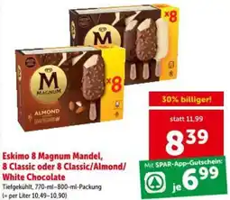 Interspar Eskimo 8 Magnum Mandel, 8 Classic oder 8 Classic/Almond/ White Chocolate Angebot