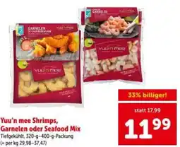 Interspar Yuu'n mee Shrimps, Garnelen oder Seafood Mix Angebot