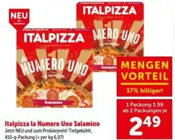 Interspar Italpizza la Numero Uno Salamino Angebot