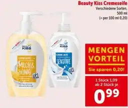 Interspar Beauty Kiss Cremeseife Angebot