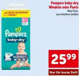 Interspar Pampers baby-dry Windeln oder Pants Angebot