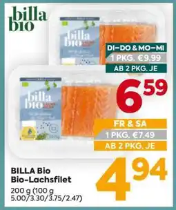 Billa BILLA Bio Bio- Lachsfilet Angebot