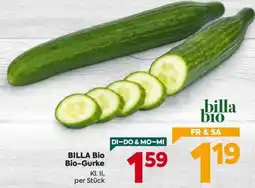 Billa BILLA Bio Bio-Gurke Angebot