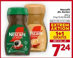 Billa Nescafé div. Sorten Angebot