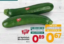 Billa Ja! Natürlich Bio-Zucchini Kl. II Angebot