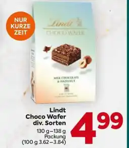 Billa Lindt Choco Wafer div. Sorten Angebot