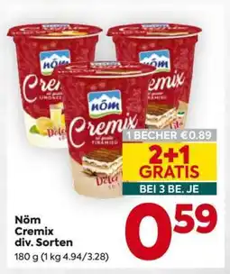 Billa Nöm Cremix div. Sorten Angebot