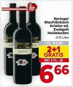 Billa Keringer Blaufränkisch Aviator od. Zweigelt Heideboden Angebot
