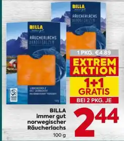 Billa BILLA immer gut Norwegischer Räucherlachs Angebot