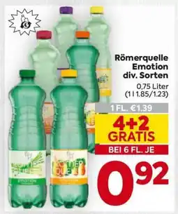 Billa Römerquelle Emotion div. Sorten Angebot