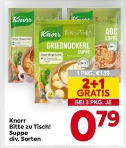 Billa Knorr Bitte zu Tisch! Suppe div. Sorten Angebot
