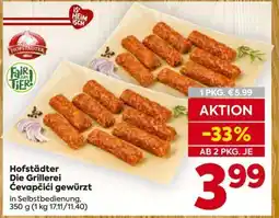Billa Hofstädter Die Grillerei Cevapcici gewürzt Angebot