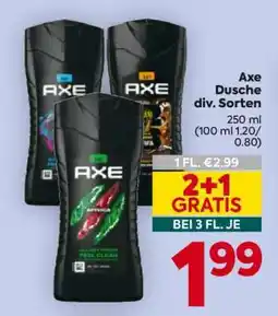 Billa Axe Dusche div. Sorten Angebot