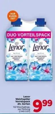 Billa Lenor Weichspüler Vorratspack div. Sorten Angebot
