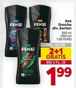 Billa Axe Dusche div. Sorten Angebot