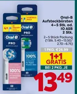 Billa Oral B Aufsteckbürsten Angebot