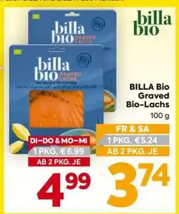 Billa BILLA Bio Graved Bio-Lachs Angebot