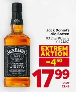 Billa Jack Daniel’s div. Sorten Angebot