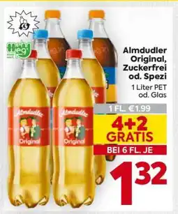 Billa Almdudler Original, Zuckerfrei od. Spezi Angebot
