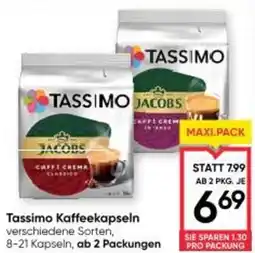 Maximarkt Jacobs Tassimo Kaffeekapseln Angebot