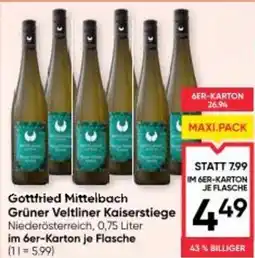 Maximarkt Gottfried Mittelbach Grüner Veltliner Kaiserstiege Angebot