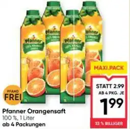 Maximarkt Pfanner Orangensaft Angebot