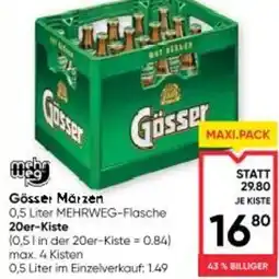 Maximarkt Gösser Märzen Angebot