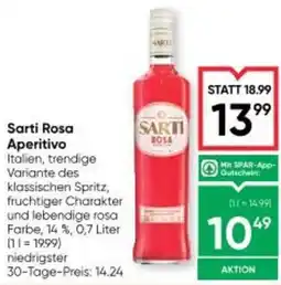 Maximarkt Sarti rosa aperitivo Angebot