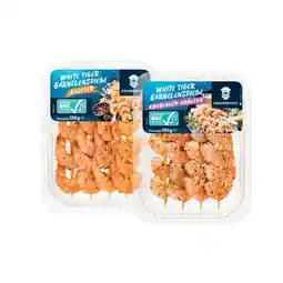 Lidl Frische White Tiger Garnelenspieße Knoblauch, Zitronengras oder Pfeffer Lidl Angebot