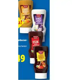 Lidl Grill-/Barbecuesaucen Verschiedene Sorten Lidl Angebot