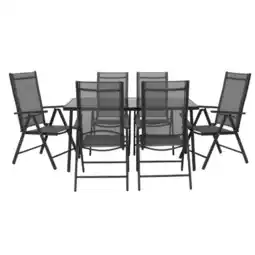 Möbelix Gartentisch-Set „Paris“ 7-teilig 0422011001+ 0348021101 Möbelix Angebot