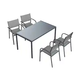 Möbelix Gartentischset „Paris“ 03480211/01-05 Möbelix Angebot