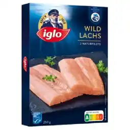 MPreis iglo Wildlachs, Kabeljau, Polardorsch oder Garnelen versch. Sorten MPREIS Angebot