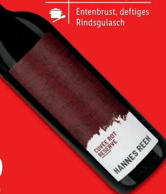 Lidl Cuvée Rot Reserve Angebot