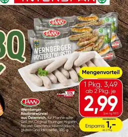 Spar Wernberger rostbratwurstel aus österreich Angebot