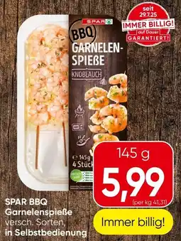 Spar SPAR BBQ Garnelenspieße Angebot