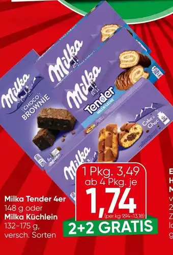 Milka tender 4er oder Milka Küchlein