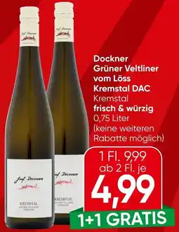Spar Dockner grüner veltliner vom löss kremstal dac frisch & würzig Angebot