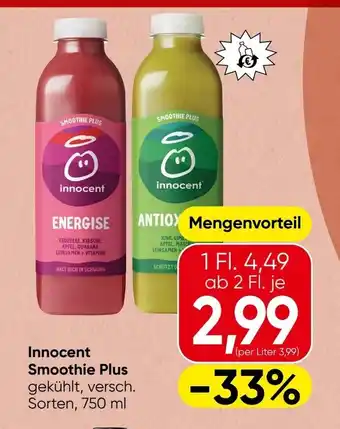Spar Innocent smoothie plus Angebot