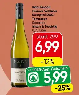 Spar Rabl rudolf grüner veltliner kamptal dac terrassen kamptal frisch & fruchtig Angebot