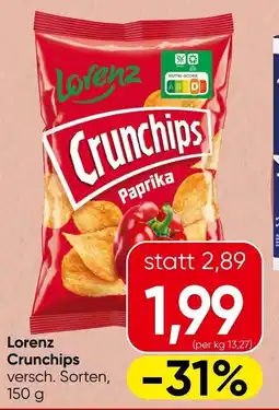 Spar Lorenz crunchips Angebot